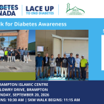 Brampton Islamic Centre and Diabetes Canada Walkathon